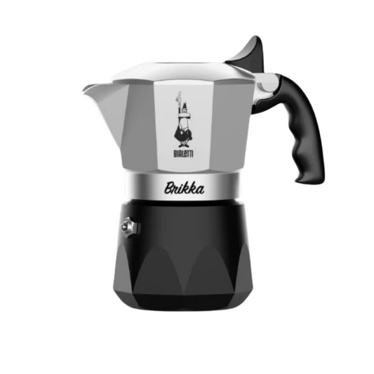 Bialetti Brikka New 2 Cups Aluminium Stovetop Coffee Maker 7327